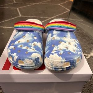 Rainbow Cloud Crocs
